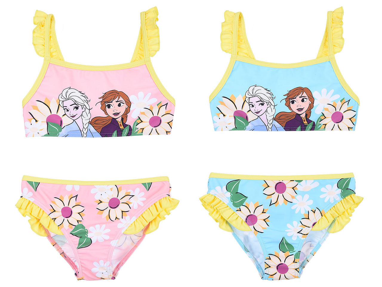 Frozen costume mare 2 pezzi taglie da 4 a 8 anni