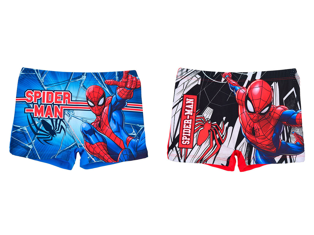 Spiderman costume mare boxer taglie da 3 a 8 anni