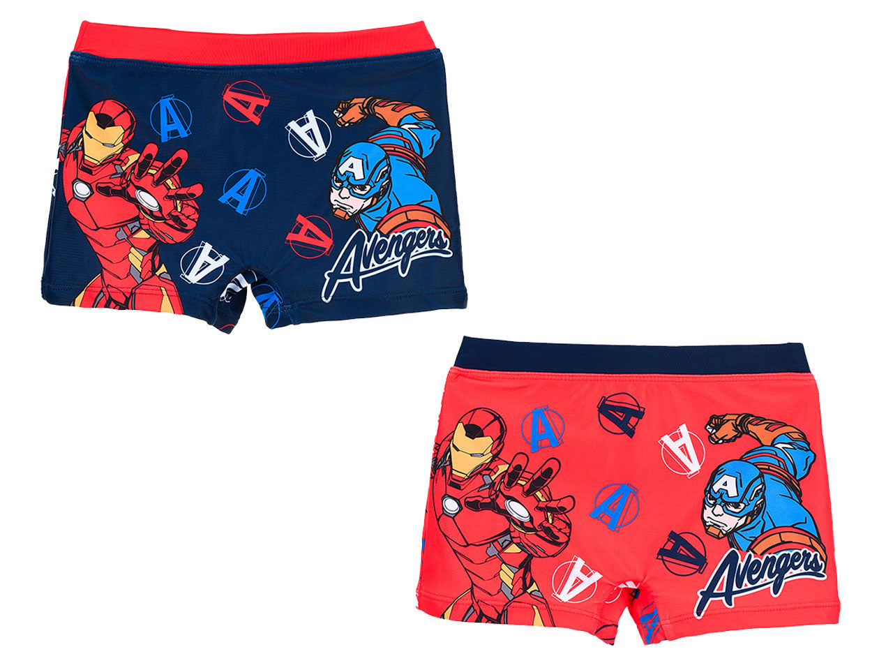 Avengers  costume mare boxer taglie da 4 a 10 anni