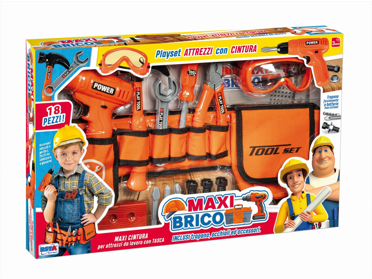 Brico cintura attrezzi trapano batteria