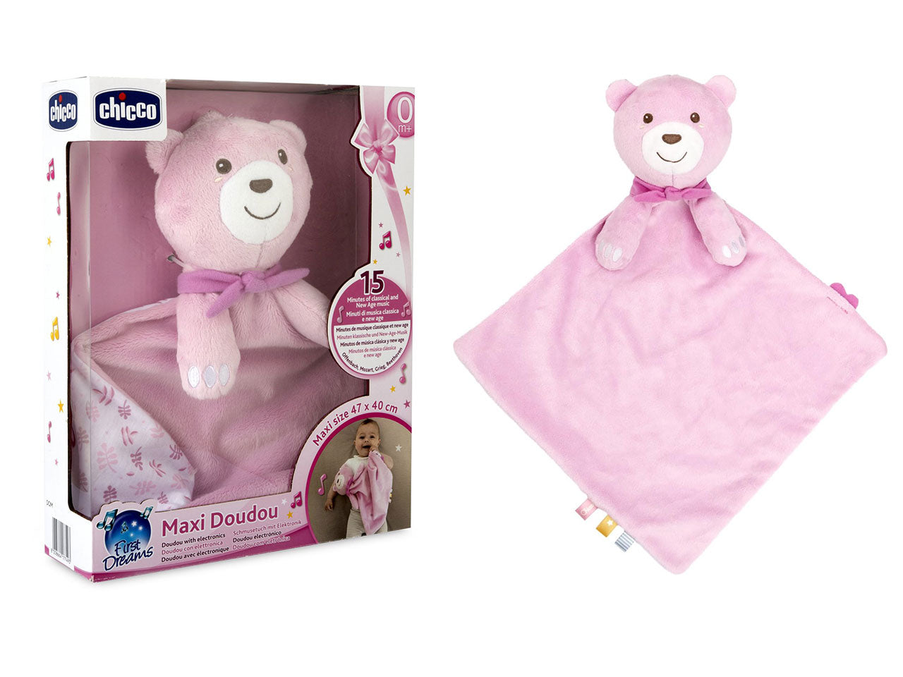 Gioco first dreams maxi doudou rosa