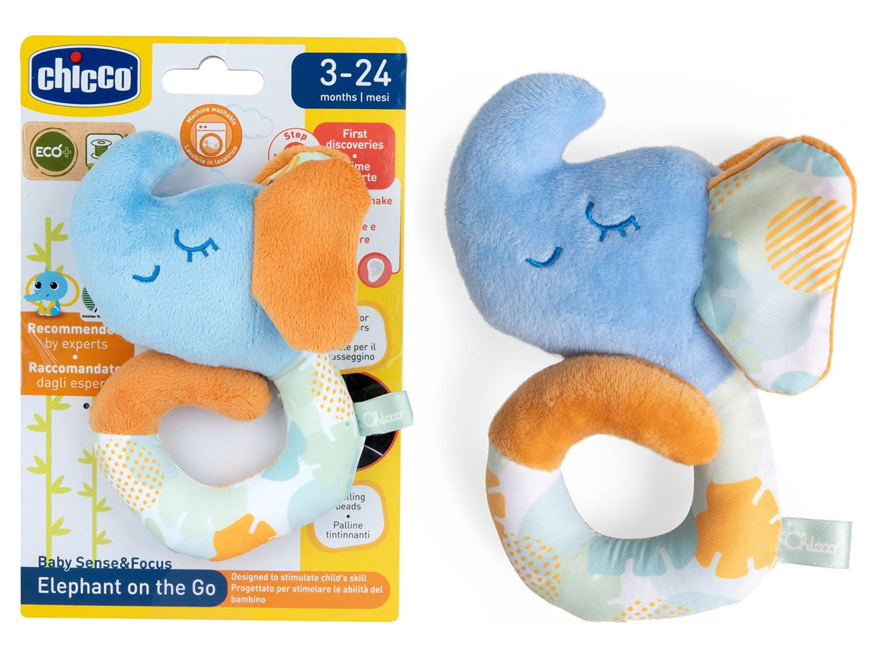 Gioco baby sense focus trillino soft elefante