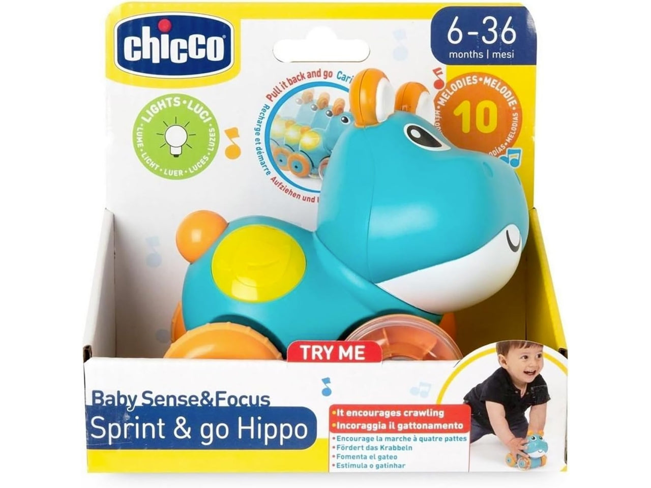 Gioco  baby sense focus hippo sprint&go