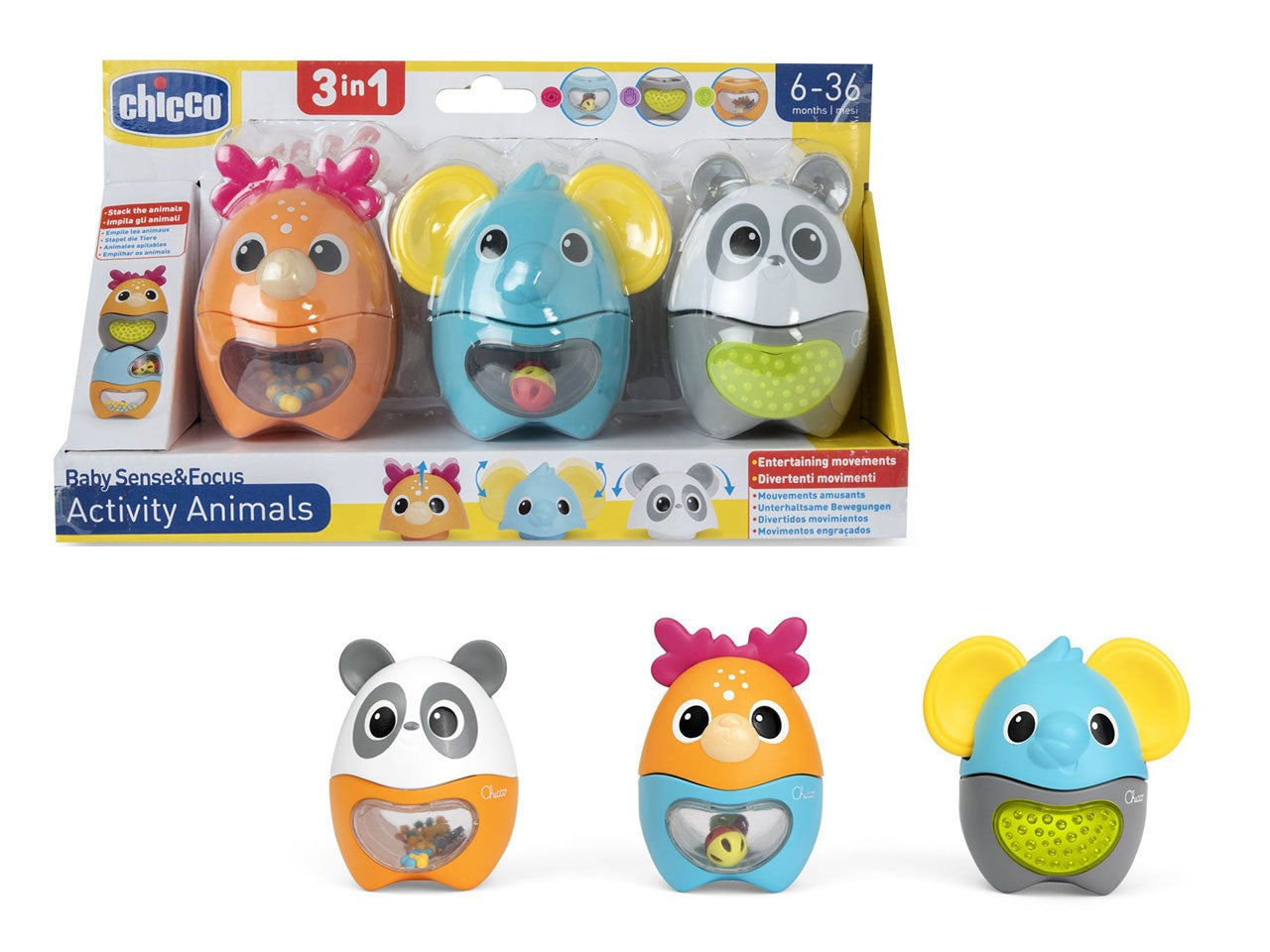 Gioco  baby sense focus activity animals
