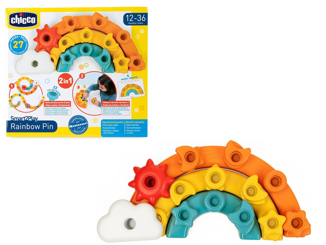 Gioco smart2play arcobaleno 2in1