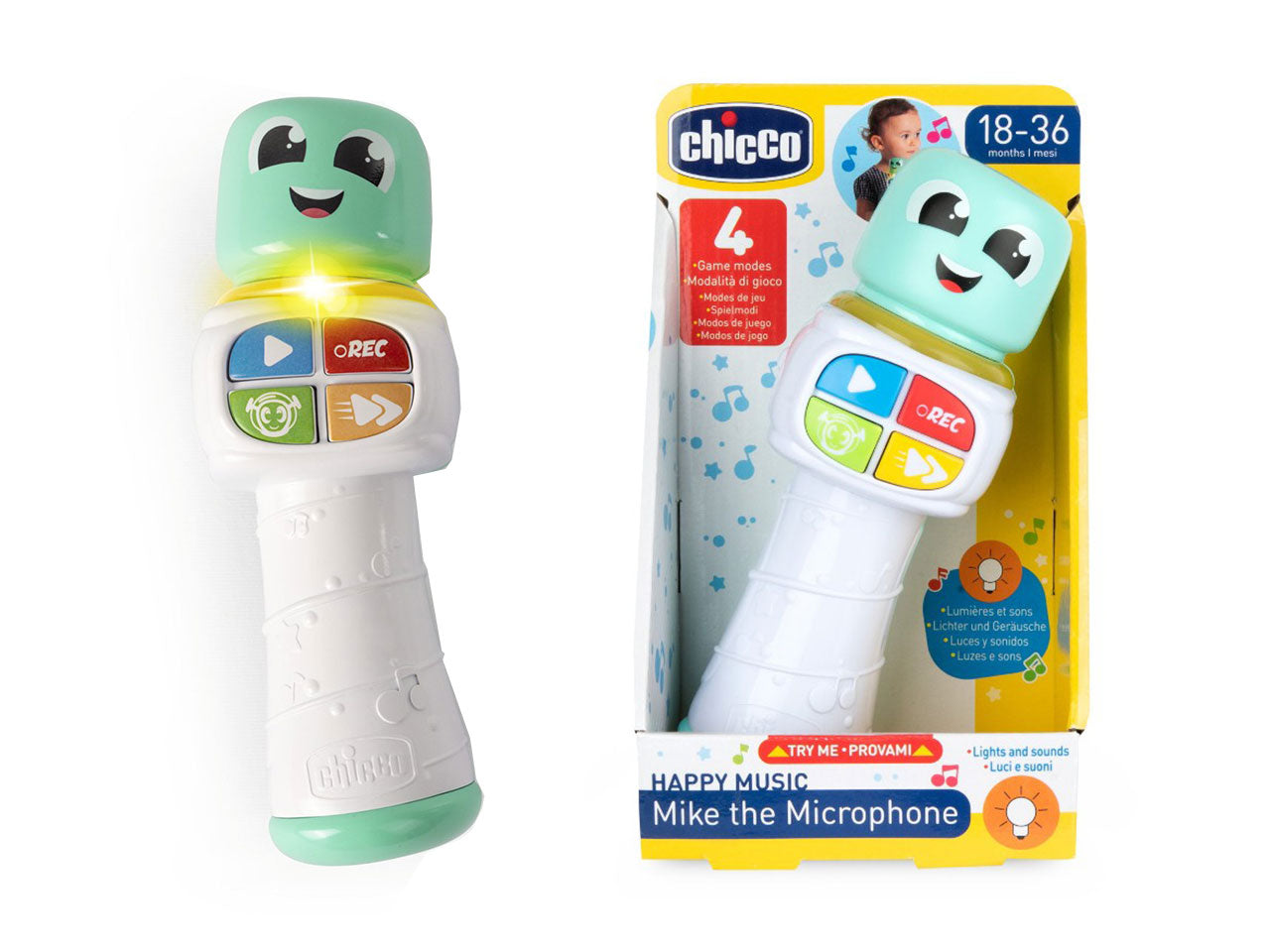 Gioco happy music mike il microfono