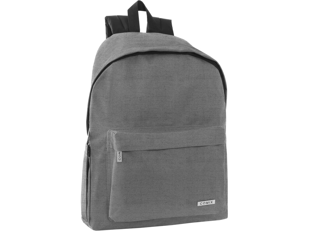 Zaino americano comix monocolore grigio melange$