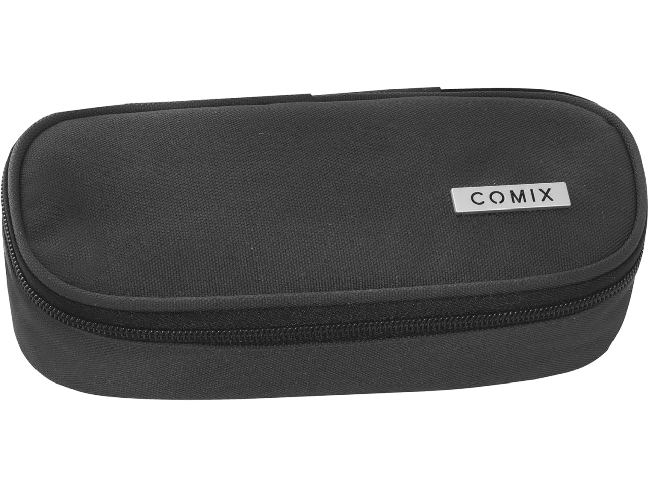 Astuccio ovale organizzato comix monocolore nero