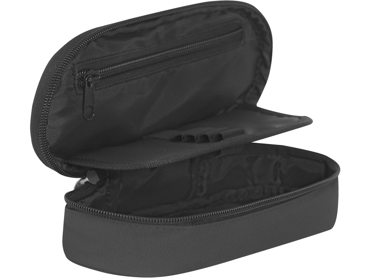 Astuccio ovale organizzato comix monocolore nero
