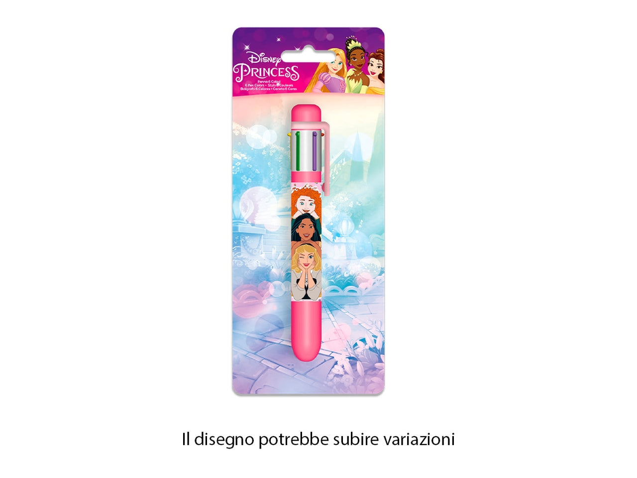 Princess penna con 6 colori