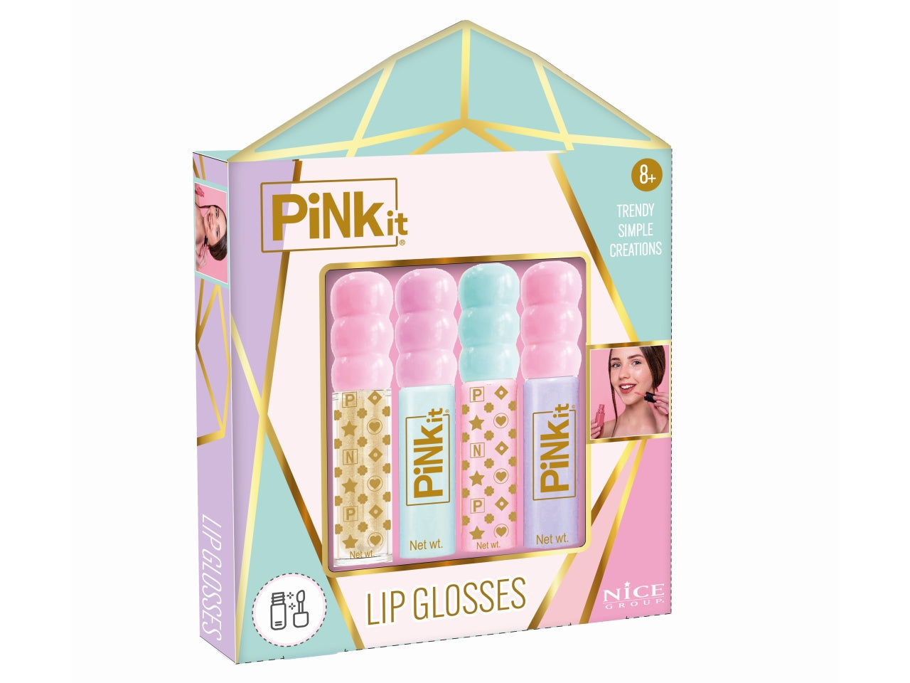 Pink it set lip glosses