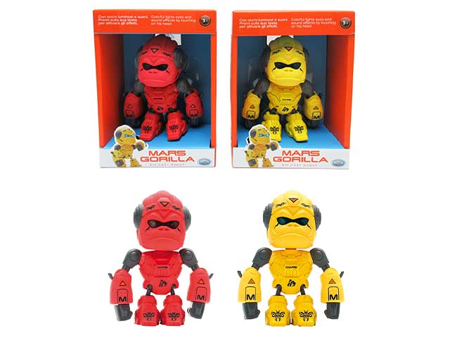 Mars gorilla robot 12,5cm luci e suoni