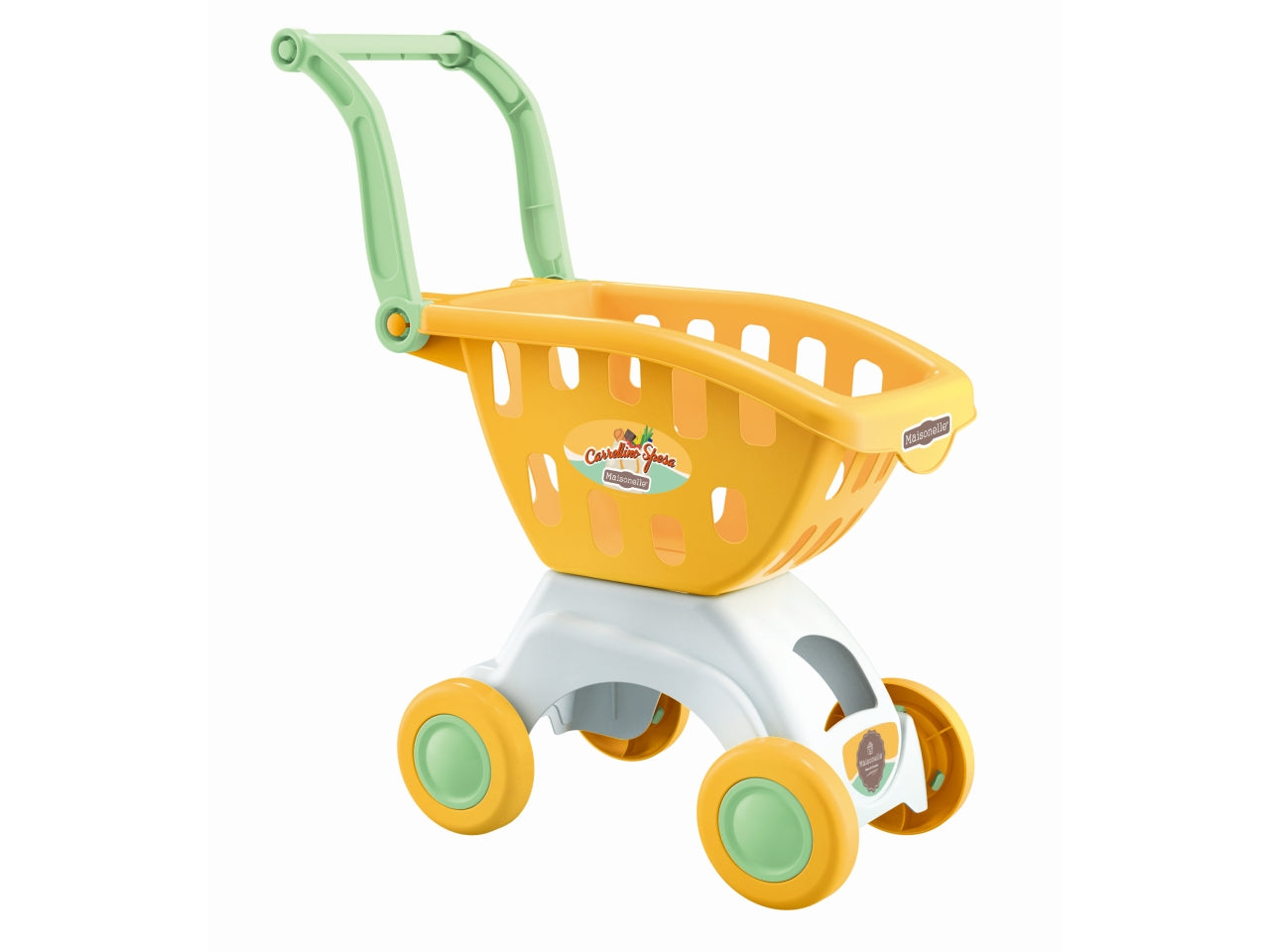 Maisonelle carrellino della spesa con manico pieghevole