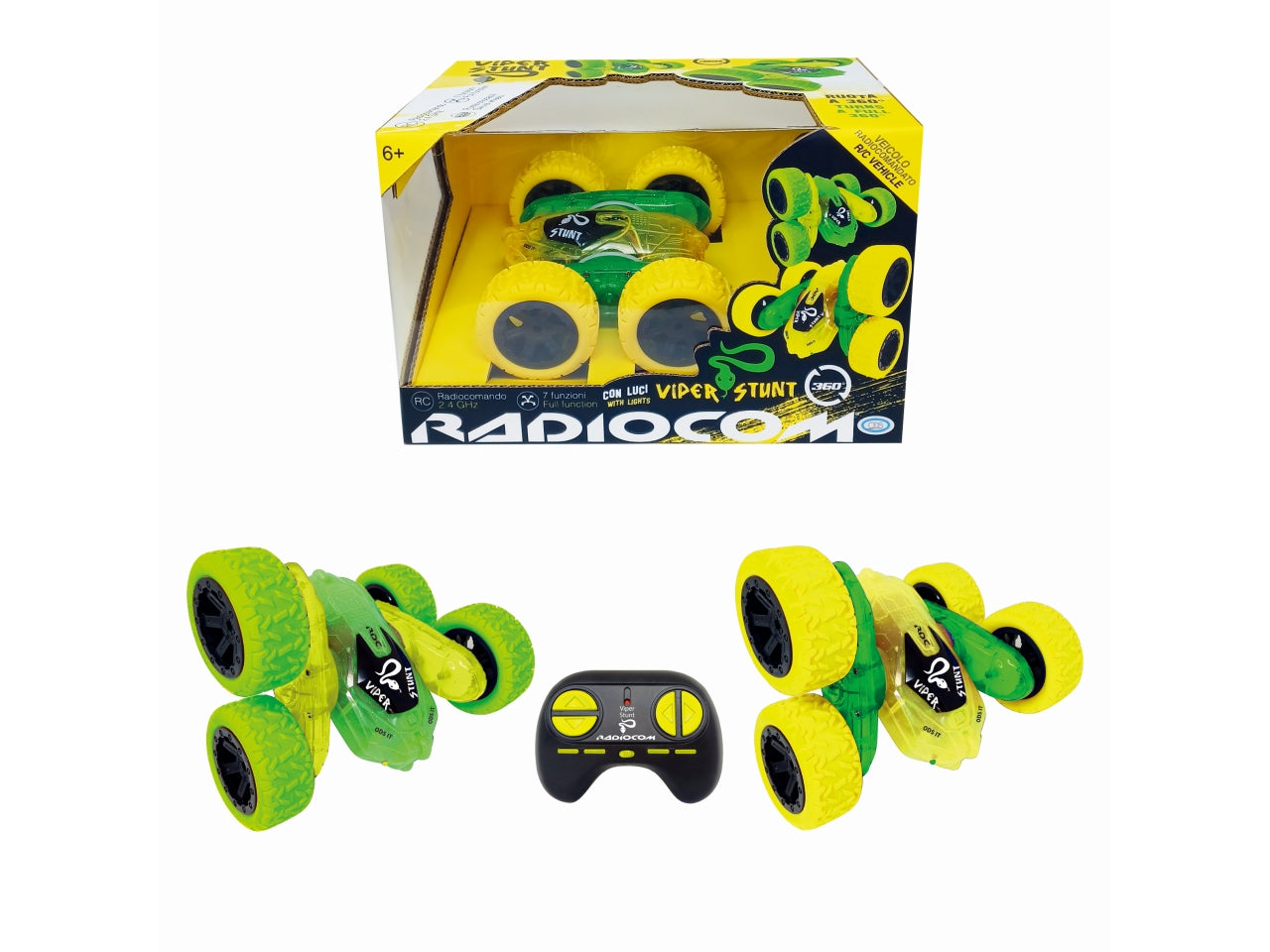 Radiocom viper stunt auto radiocomando