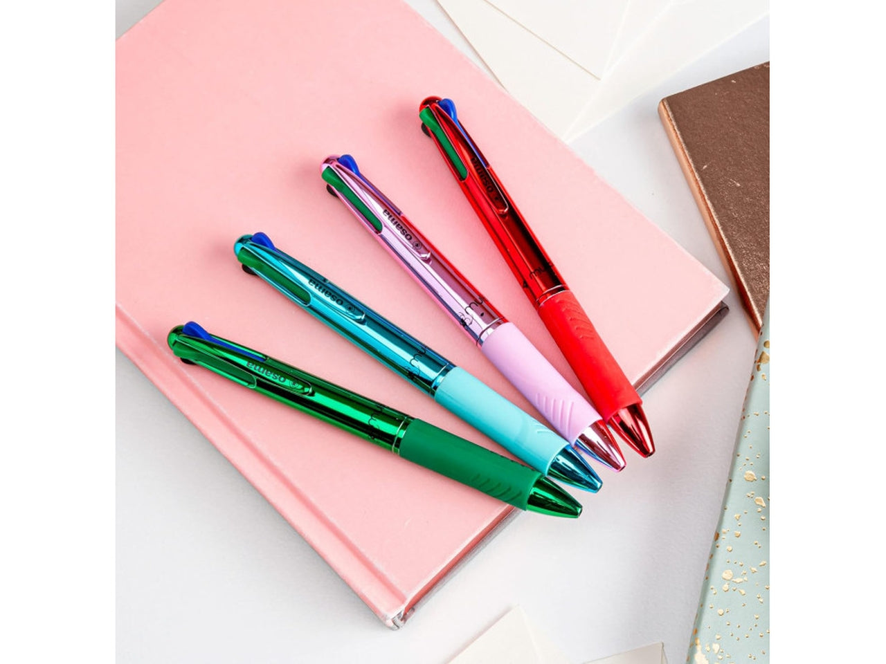 Penna sfera 4 colori osama chrome