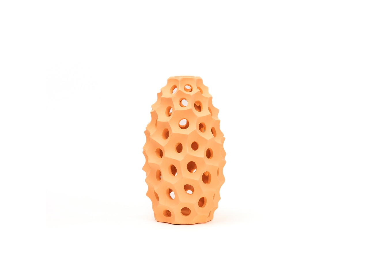 Vaso traforato 16x30cm arancio