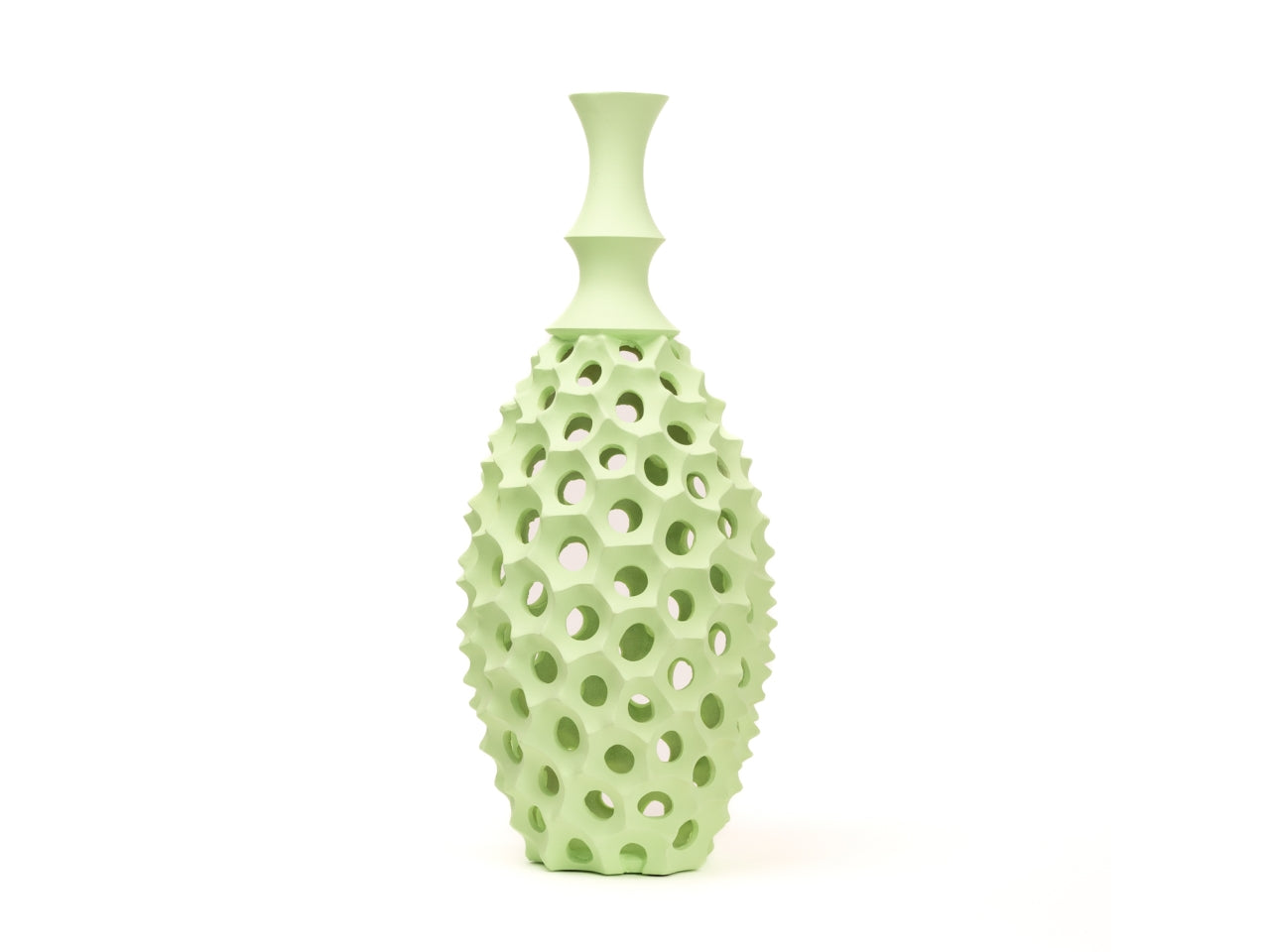Vaso traforato slim 23x54cm verde