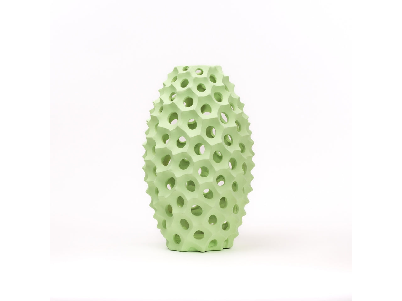 Vaso traforato 23x37cm verde