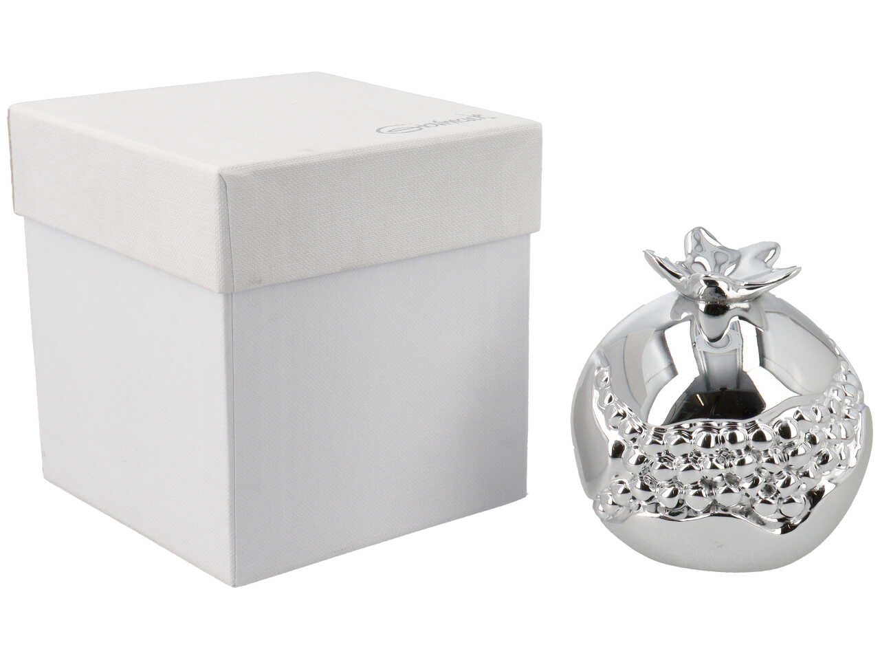 Melograno h.9cm argento