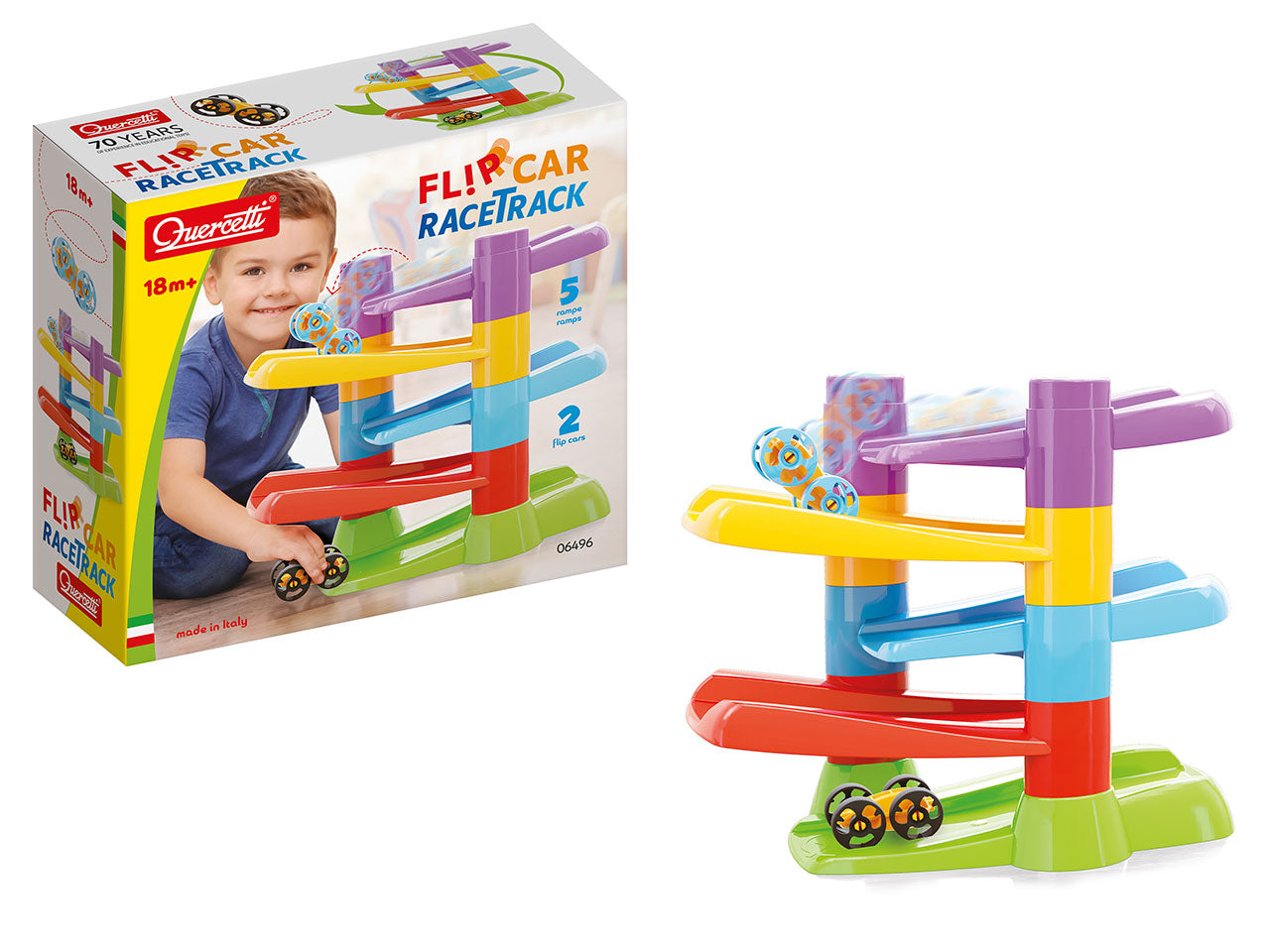 Flip car race track