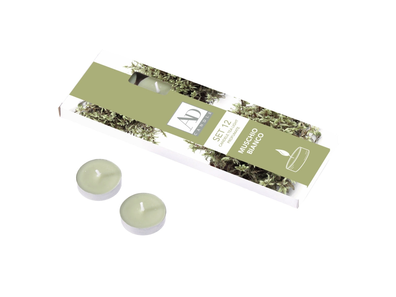 Tea light d.3,75cm la confezone comprende 12 tea light in 6 colori assortiti