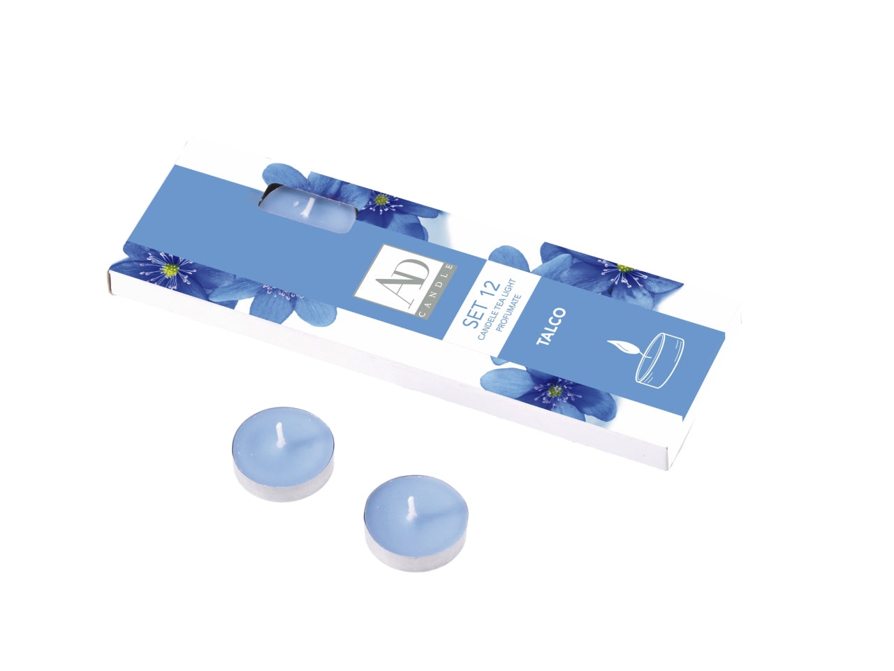 Tea light d.3,75cm la confezone comprende 12 tea light in 6 colori assortiti