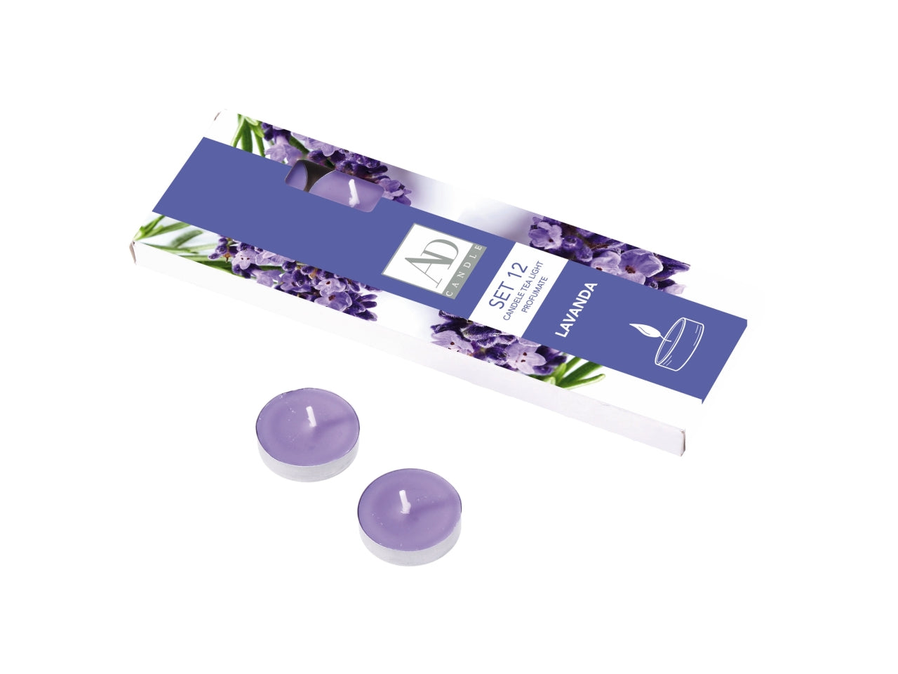 Tea light d.3,75cm la confezone comprende 12 tea light in 6 colori assortiti