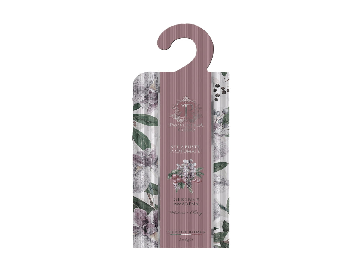 Buste profumate con grucce in 6 fragranze assortite la confezione composta da 2 buste profumate
