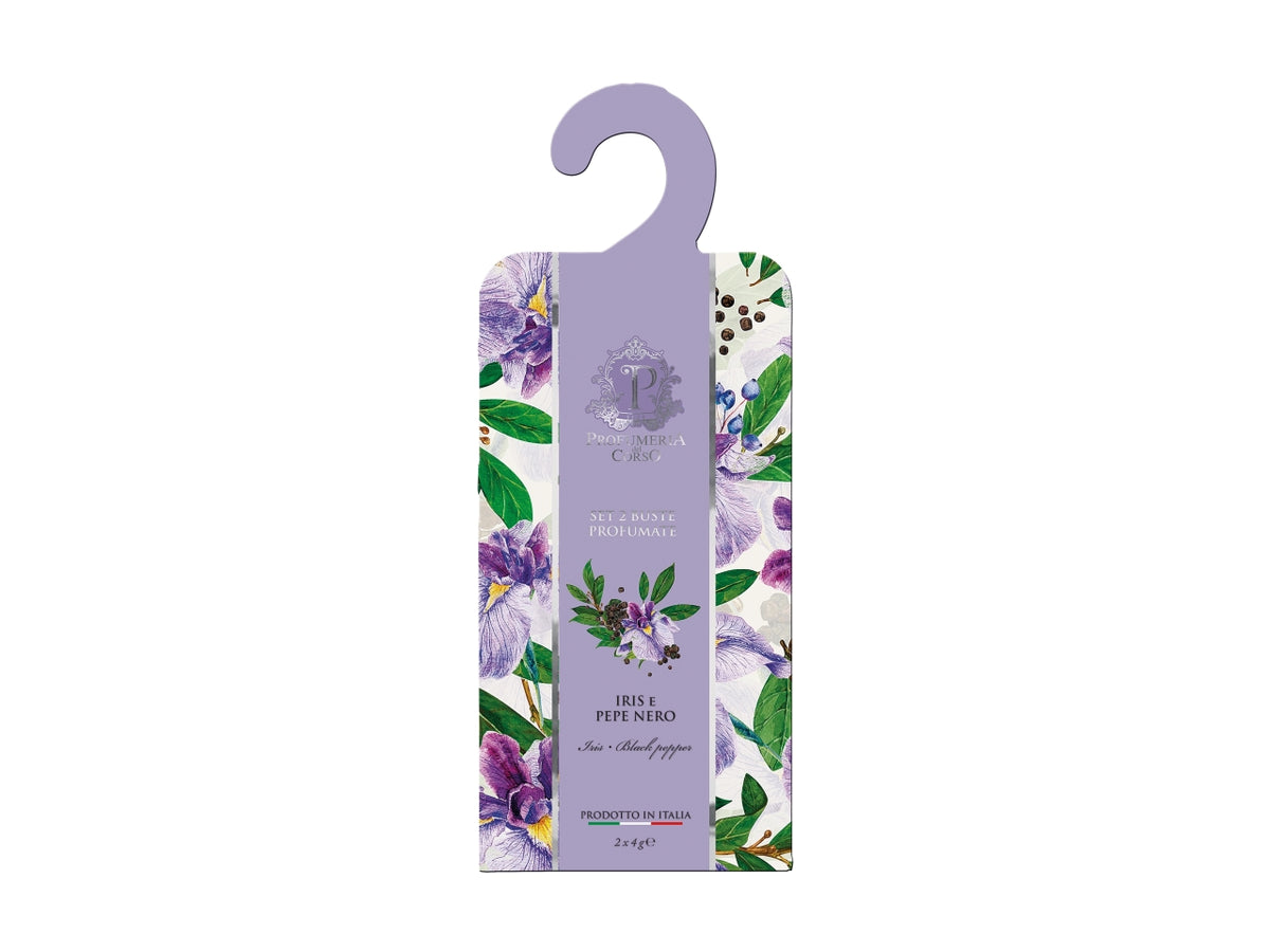 Buste profumate con grucce in 6 fragranze assortite la confezione composta da 2 buste profumate