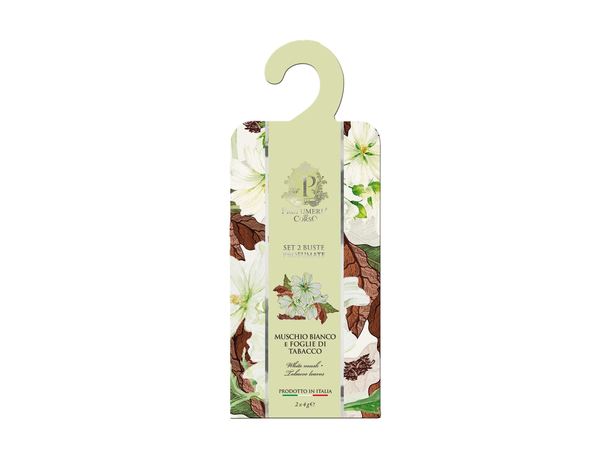 Buste profumate con grucce in 6 fragranze assortite la confezione composta da 2 buste profumate