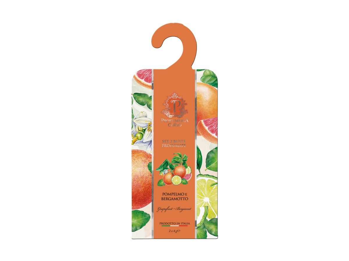 Buste profumate con grucce in 6 fragranze assortite la confezione composta da 2 buste profumate