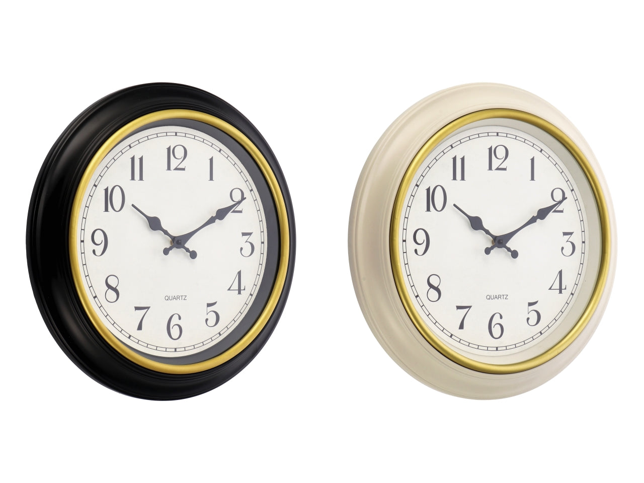 Orologio da parete d.40cm in 2 colori assortiti