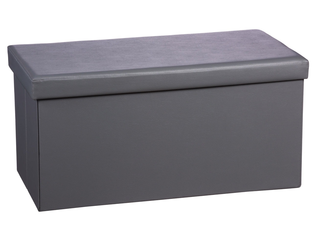 Panca pieghevole in ecopelle 76x38xh38cm in colori assortiti