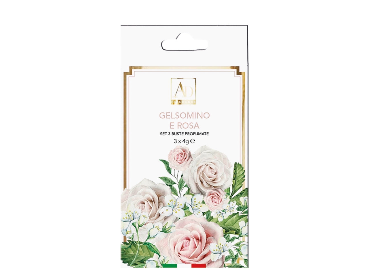 Buste profumate in 6 fraganze assortite la confezione e' composta da 3 buste profumate