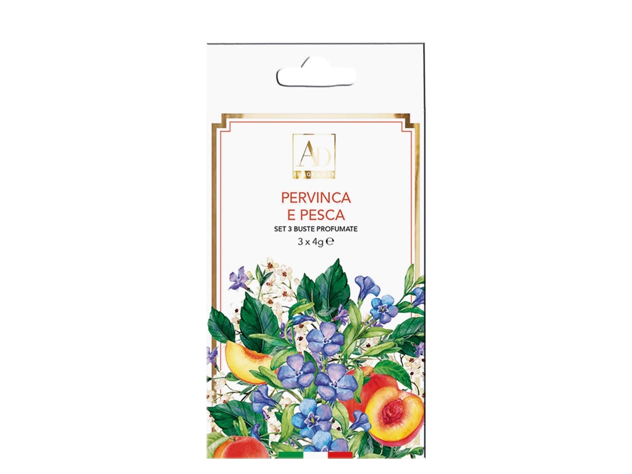 Buste profumate in 6 fraganze assortite la confezione e' composta da 3 buste profumate