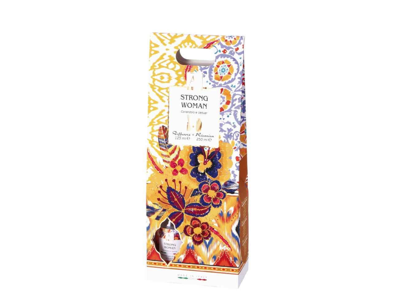 Diffusore  di essenze 125ml e ricarica 250ml fraganza stong woman