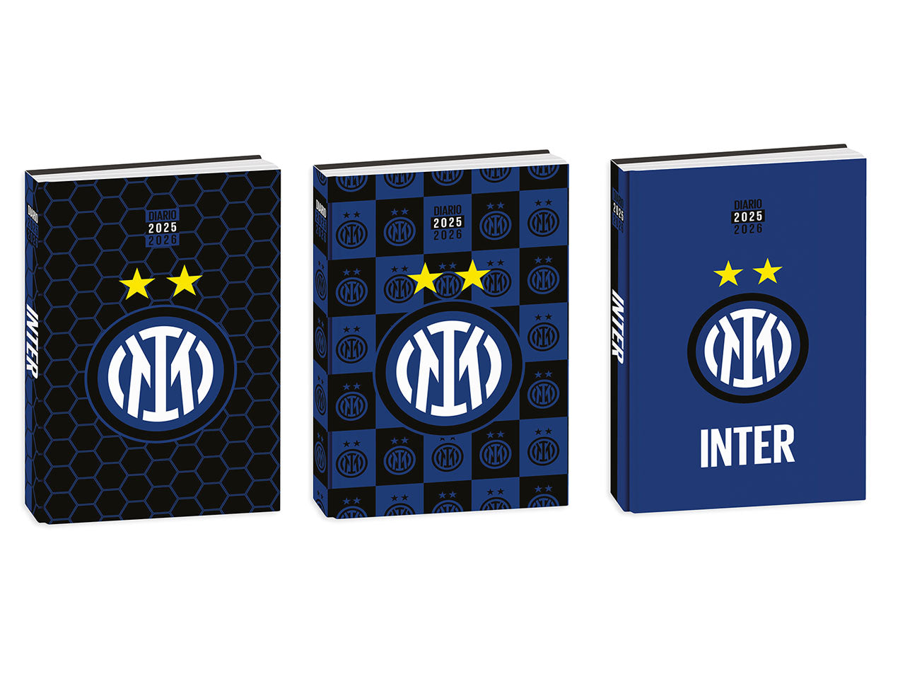 Diario standard inter 12 mesi 13,6x18,3cm assortiti