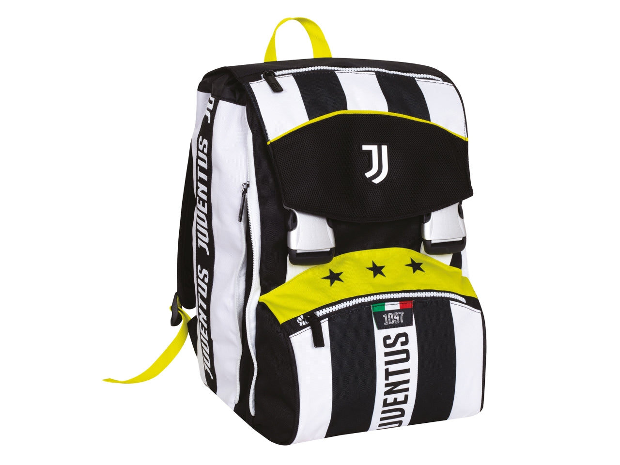 Zaino sdoppiabile big juventus con schienale preformato e spallacci imbottiti 27x39x16cm