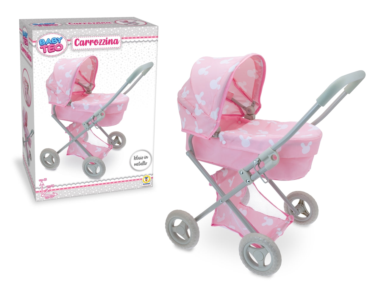 Baby teo - carrozzina 53x38x62cm