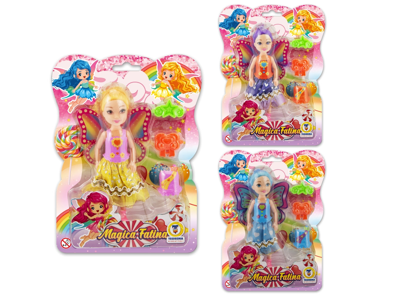 Miss signorina - fatina magica con accessori