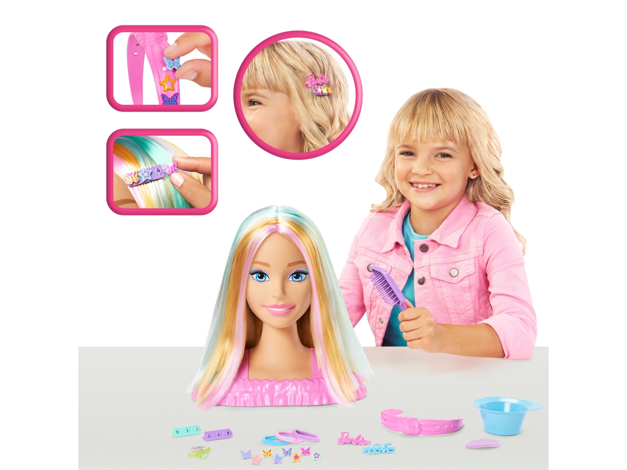 Barbie testa pettinabile deluxe