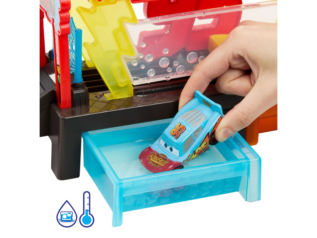 Cars autolavaggio corsa cambia colore