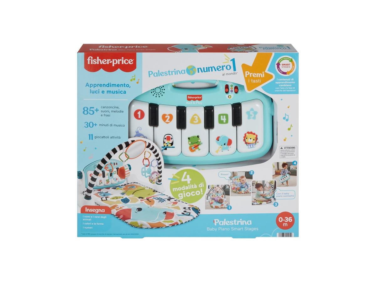 Fisher price gioco palestrina baby piano set musicale portatile