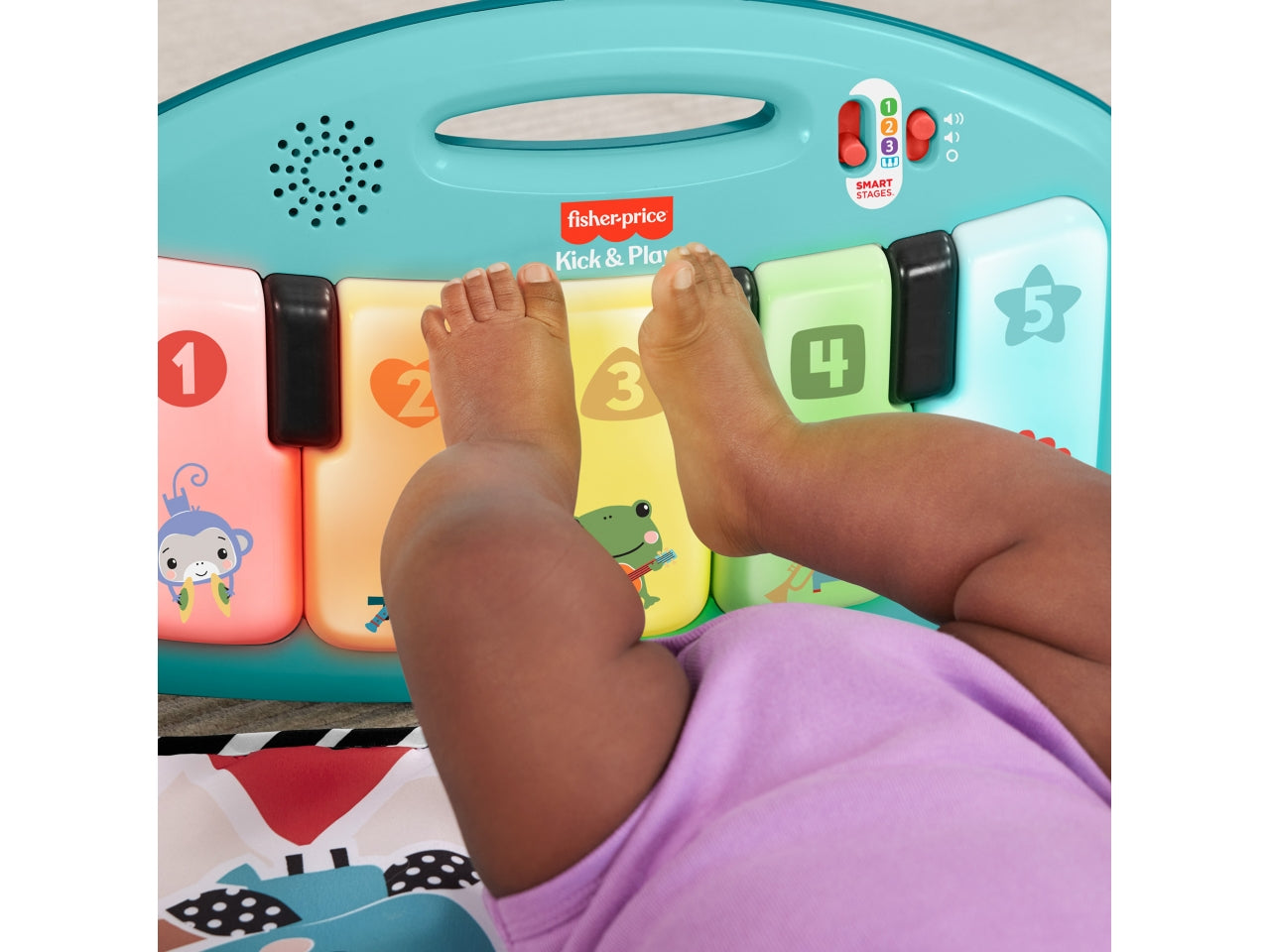 Fisher price gioco palestrina baby piano set musicale portatile