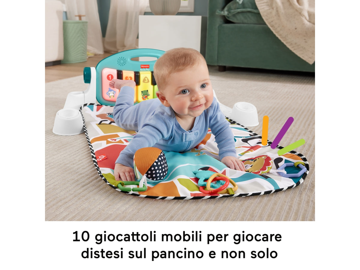 Fisher price gioco palestrina baby piano set musicale portatile