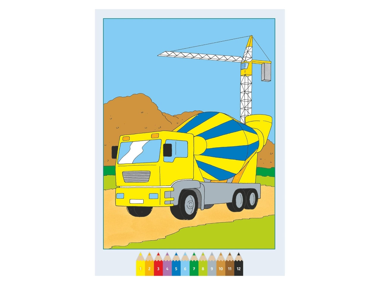 Creart album da colorare 5+ - ruggenti veicoli