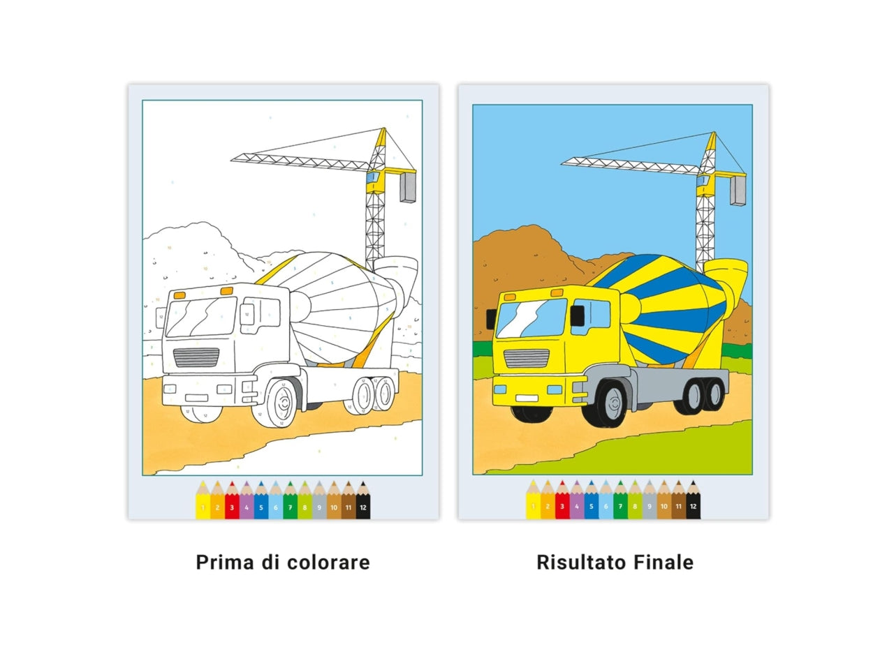 Creart album da colorare 5+ - ruggenti veicoli