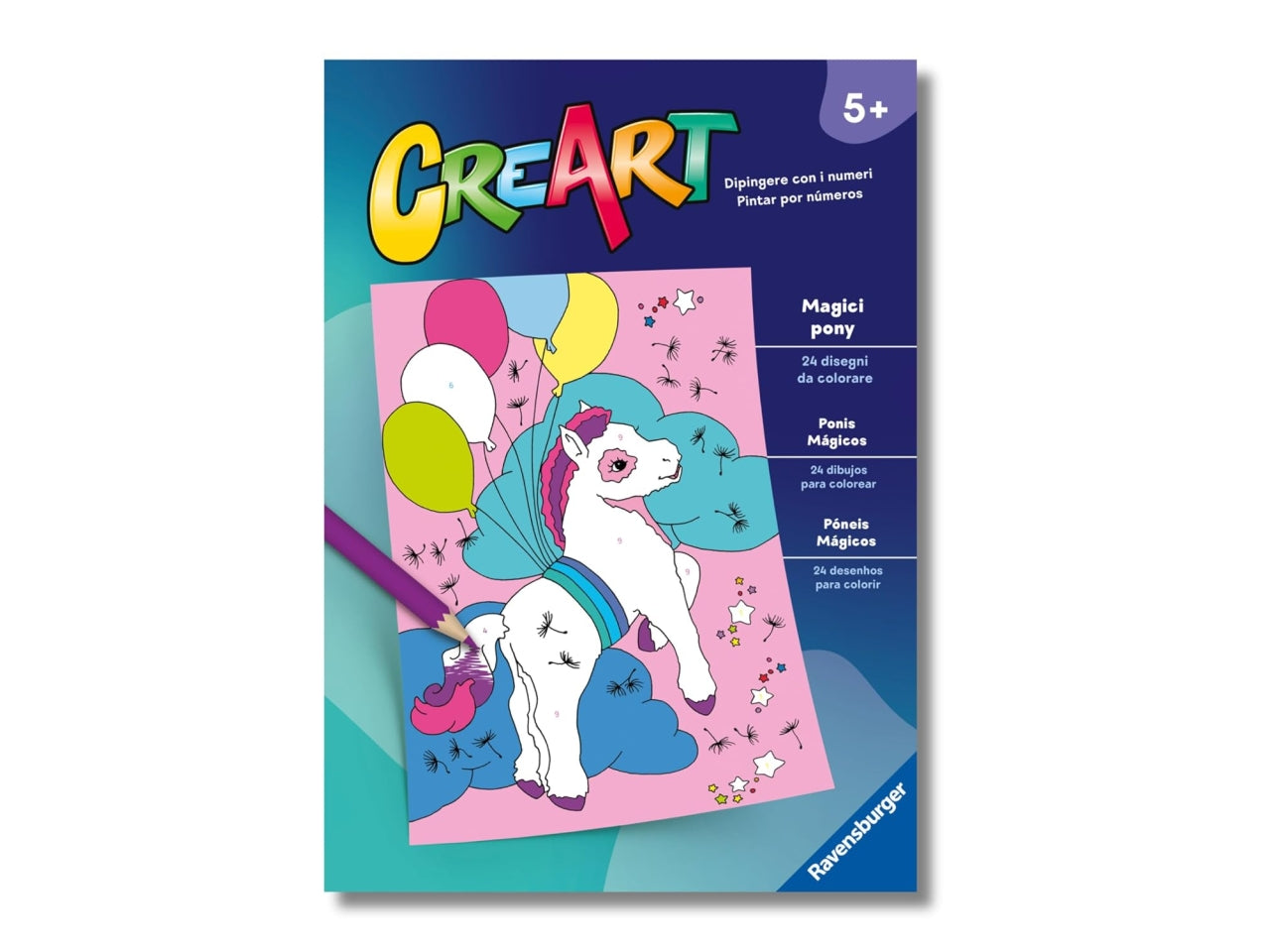 Creart album da colorare 5+ - magici pony