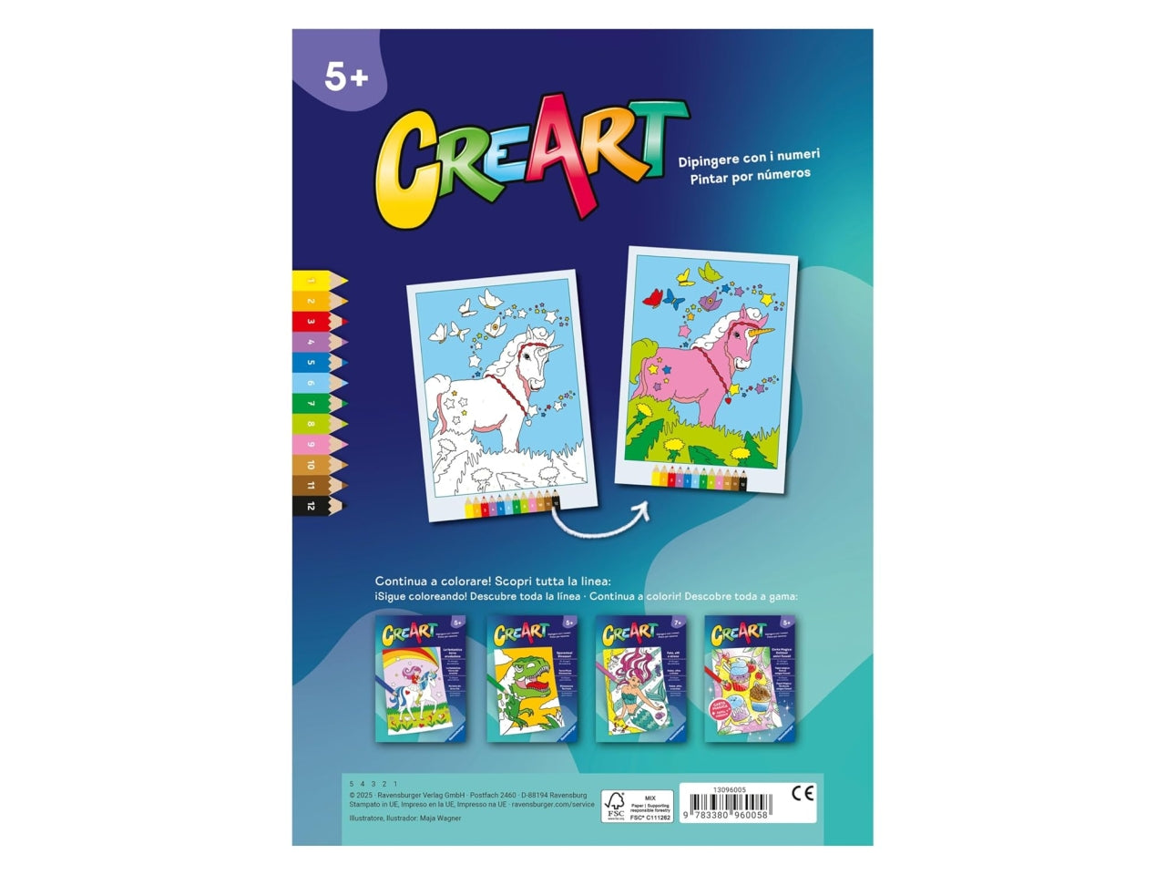 Creart album da colorare 5+ - magici pony