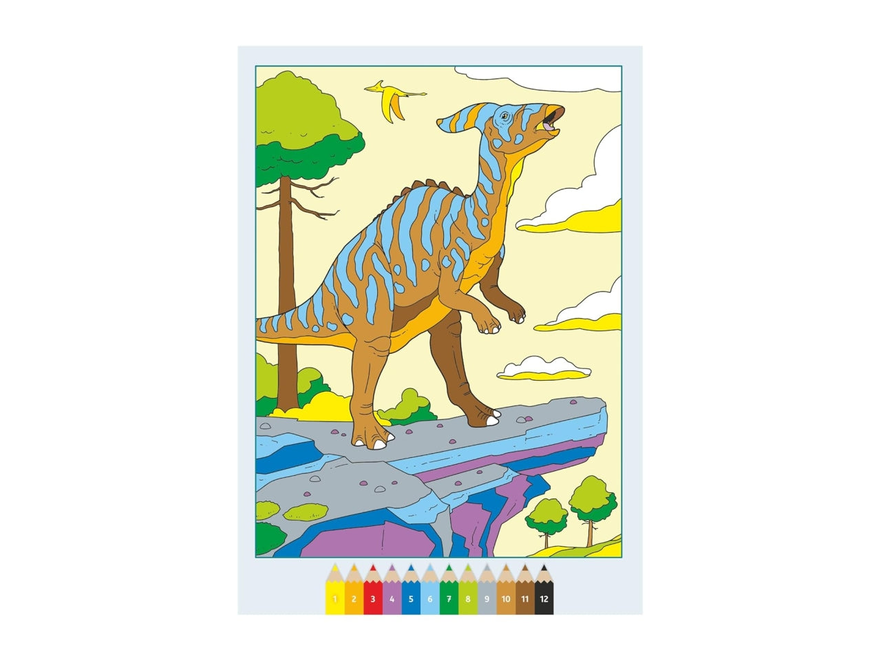 Creart album da colorare 7+ - dinosauri